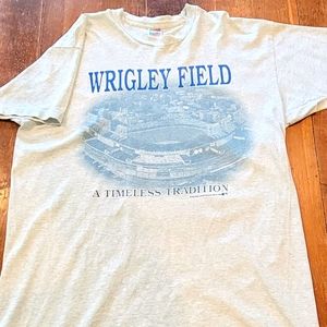 Chicago Cubs vintage Wrigley Field baseball shirt